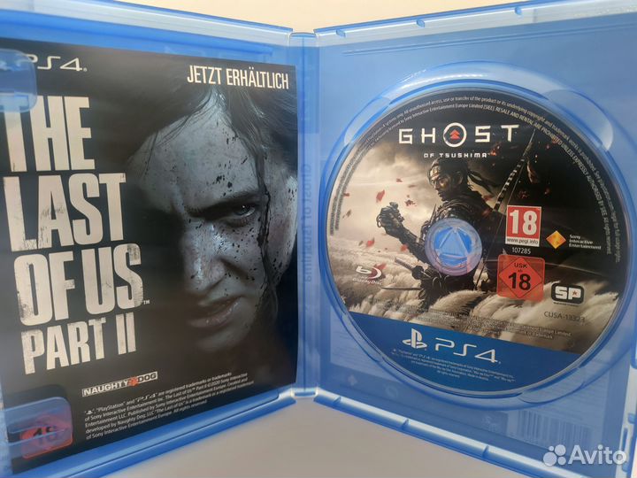 Ghost of tsushima ps4 диск