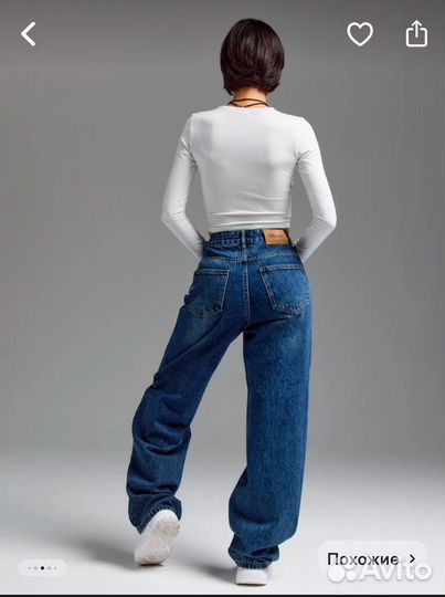 Джинсы бэгги женские