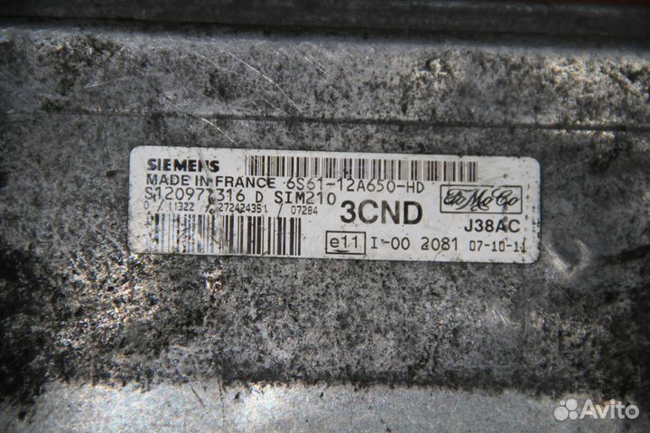 Блок управления двигателем Форд 1.4 1.6