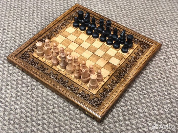 Шахматы, нарды, шашки 3 в 1