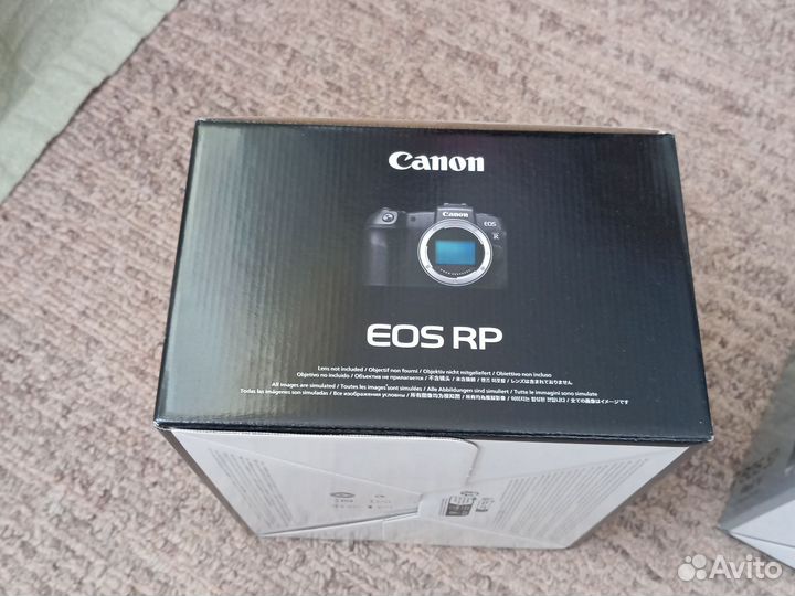 Коробка от canon EOS RP