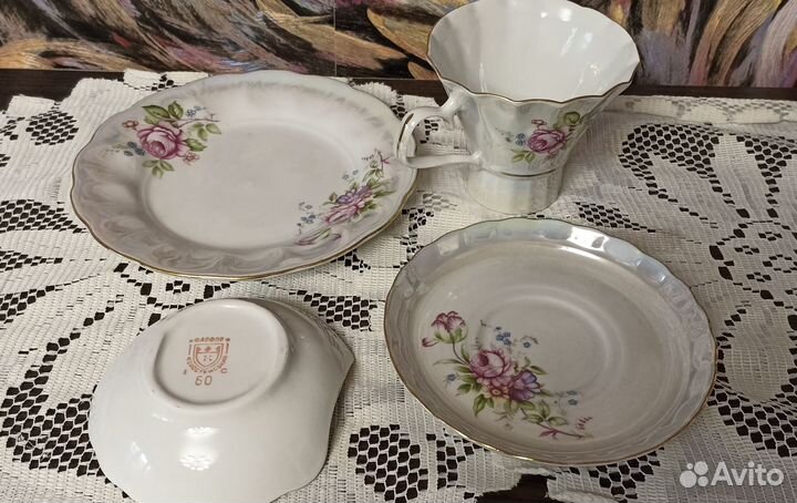 Чайная пара фарфор