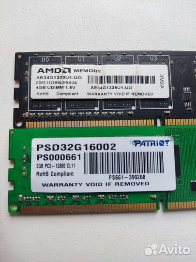 Оперативная память ddr3