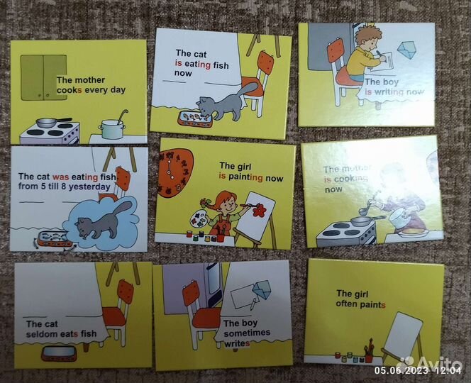 Игра английские глаголы ч2