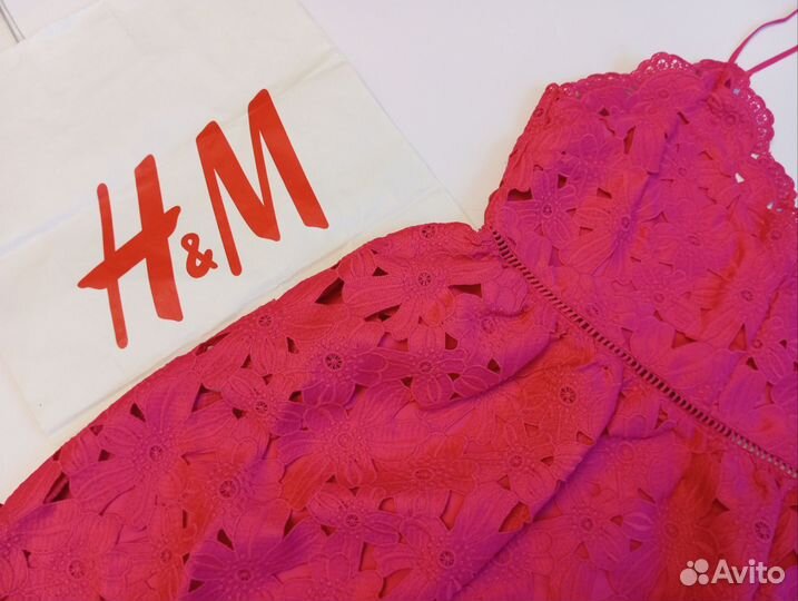 Платье женское hm новое розовое