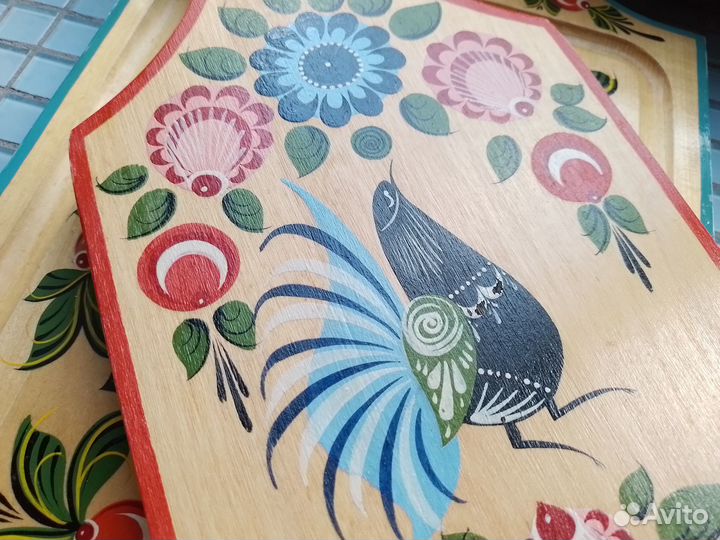 Доски разделочные для кухни, ручная роспись