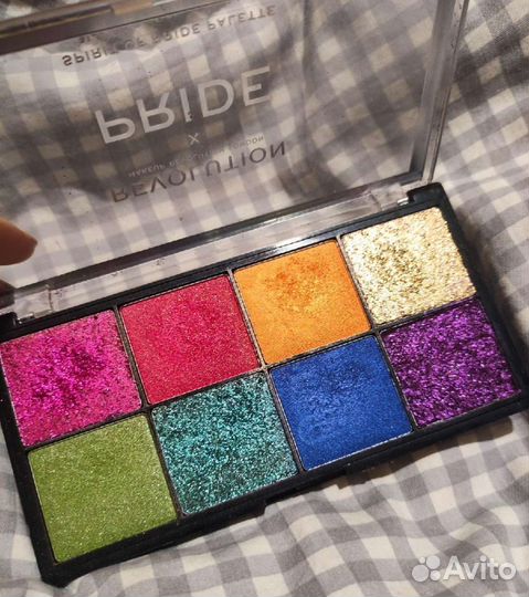 Палетки теней Revolution makeup