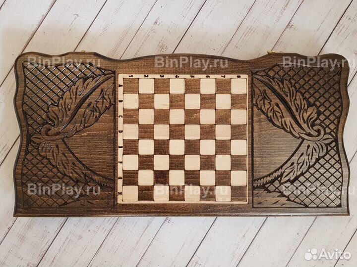 Нарды резные Таширские Тигр