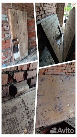 Гаражные ворота с калиткой