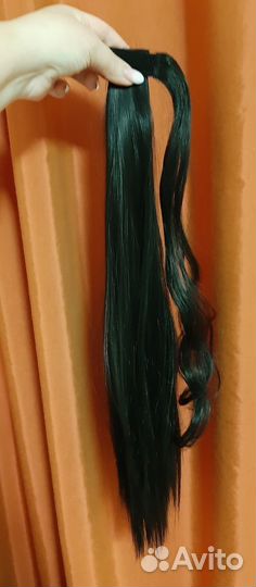 Накладной хвост черный