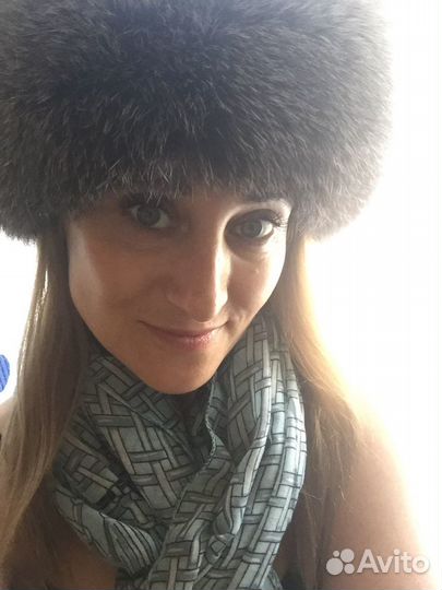 Шапка меховая (песцовая), exclusive collection