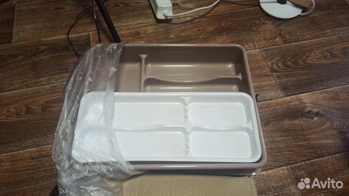 Лоток двойной для столовых приборов