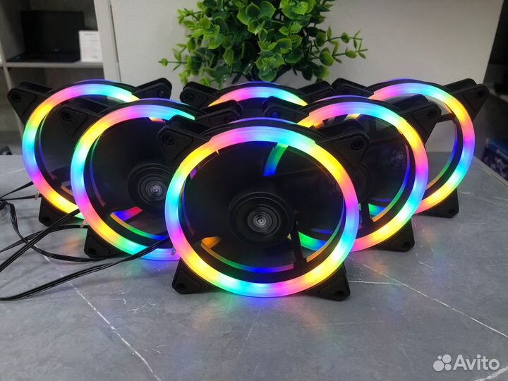 Вентиляторы (кулера) 120мм для пк с RGB подсветкой
