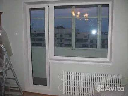 Балкон пластиковый с отделкой