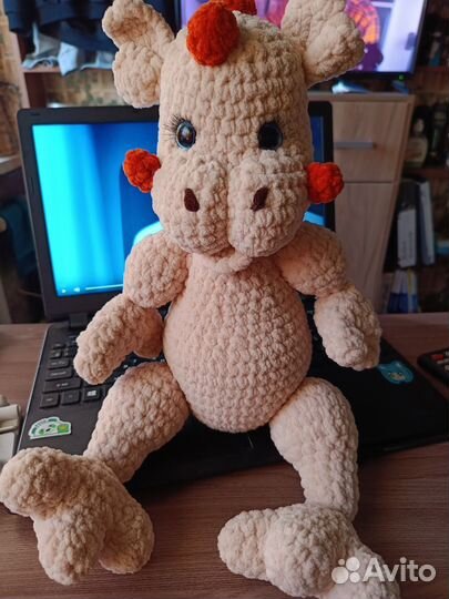 Вязаные игрушки дракон