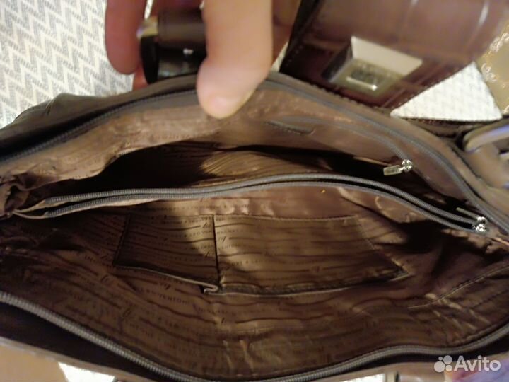 Сумка женская натуральная кожа коричневая