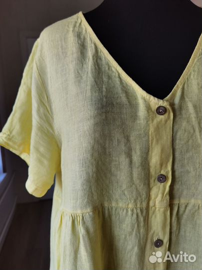 Платье Лен 52 - 54р
