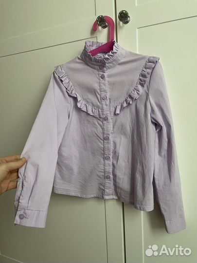 Блузки рубашки для школы 128-134