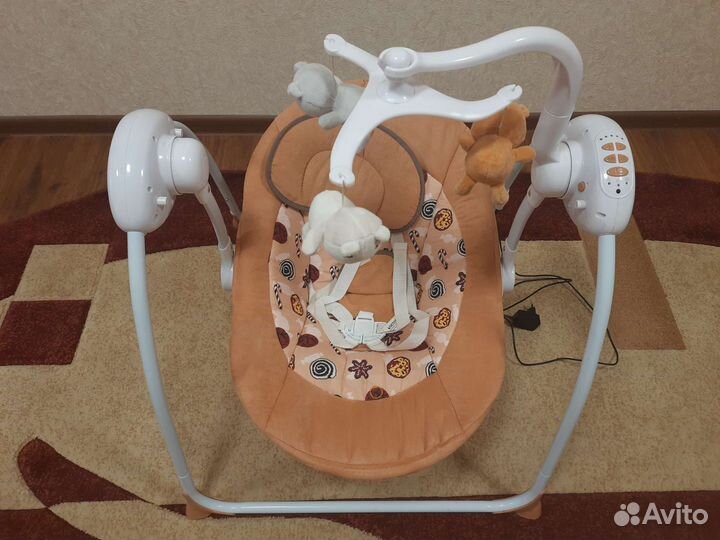 Детские электронные качели для новорожденных