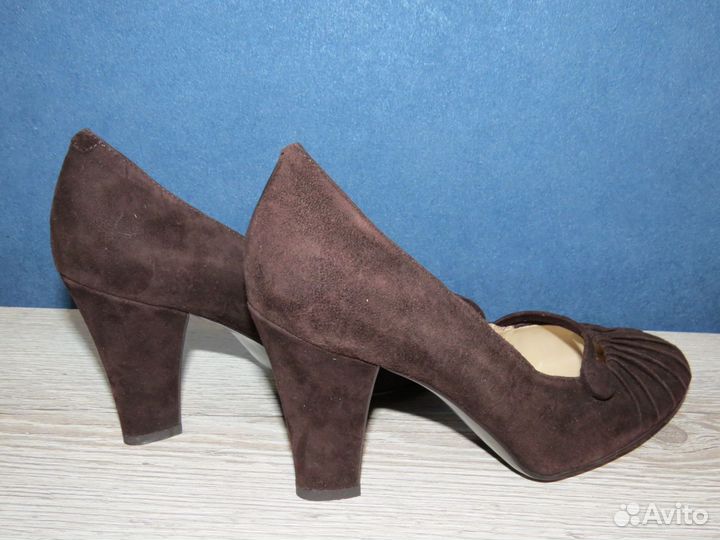 Туфли женские из замши р 39