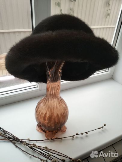 Шапка норковая женская