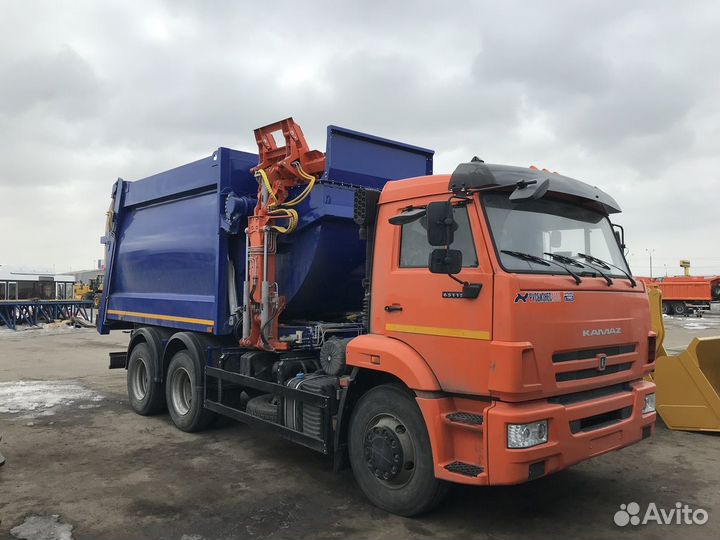 Мкм-50-22К мусоровоз с боковой загрузкой маятник н