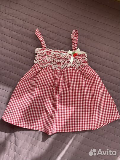 Вещи пакетом на девочку 9-12 74-80