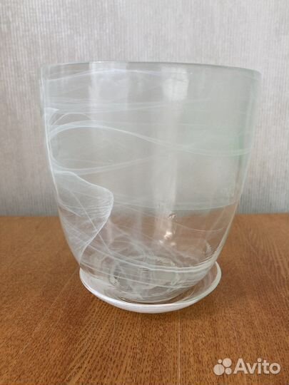 Горшок стеклянный для орхидей