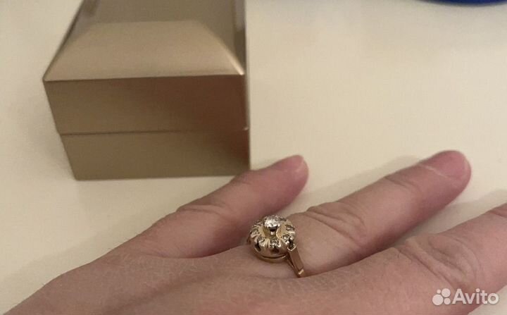 Старозаводское бриллиантовое кольцо