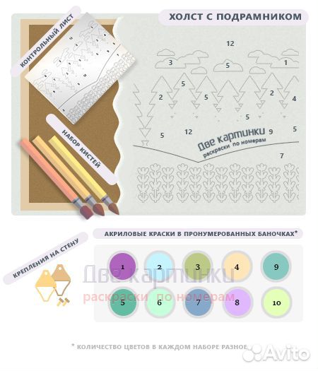 Картина по номерам 40x50 Подсолнухи
