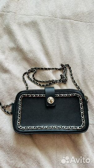Сумка клатч на цепочке Zara