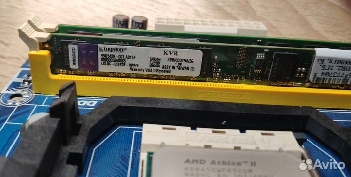 Мат.плата Gigabyte (AM2) + Athlon II X3 450 + 4 GB