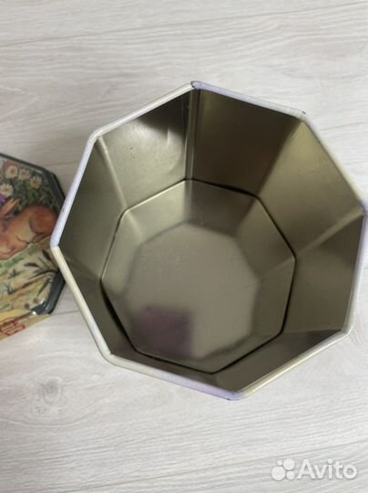 Банка жестяная из под чая винтаж 90х годов