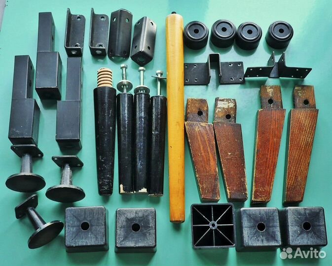 Мебельные ножки буковые и др. опоры СССР 60-х год