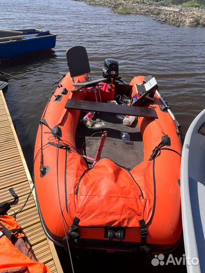 Лодка Solar 350 оптима + мотор 9.9 pro