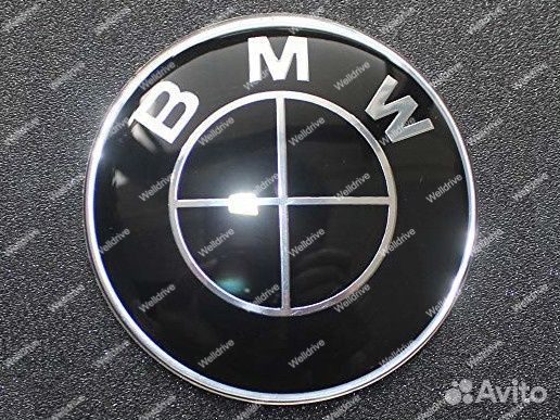 Шильдик на капот BMW X7 G07 дорест 95мм черный