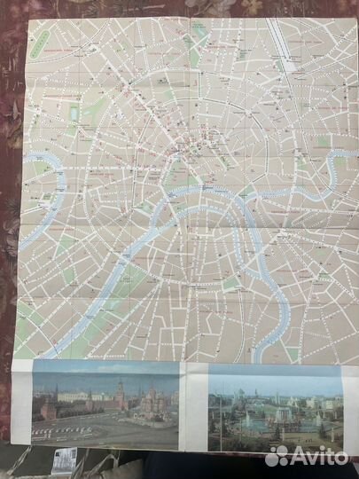 Карта москвы 1985