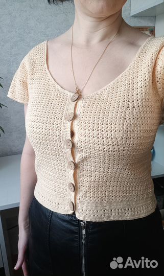 Блуза женская крючком ручной работы