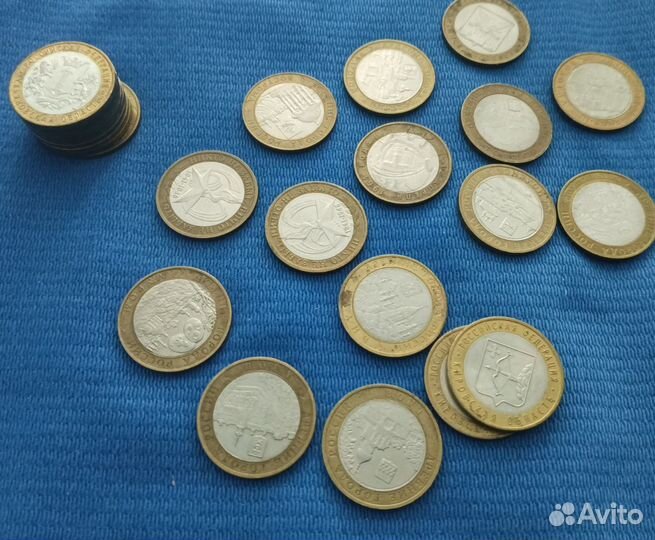 Би-металлические юбилейные десятки