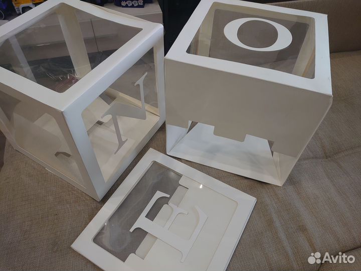 Коробки для воздушных шаров на 1 годик ребенку