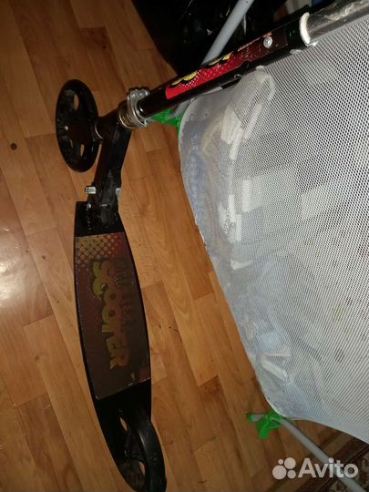 Самокат черный