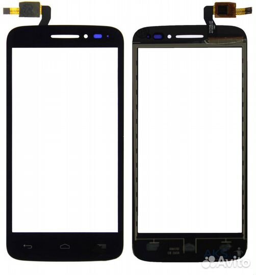 Тачскрин Alcatel 5042D One Touch Pop 2 (черный)