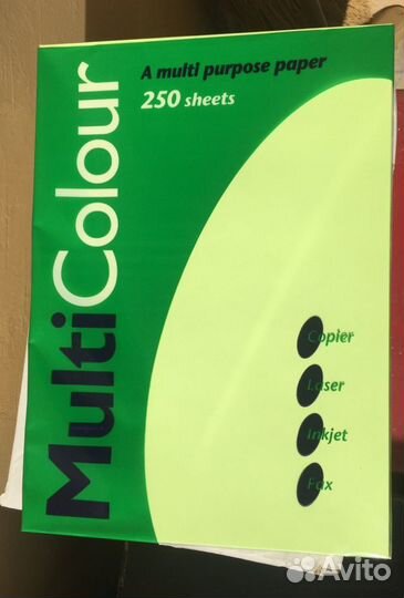 Бумага для принтера А 4 Favini MultiColor желтая