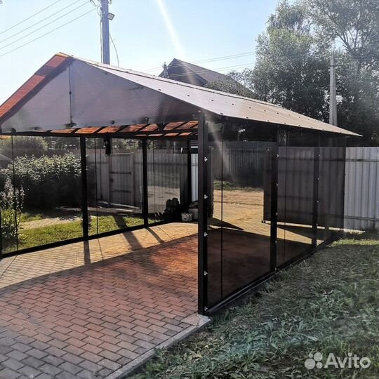 Мягкие окна 2100х2000 для террас