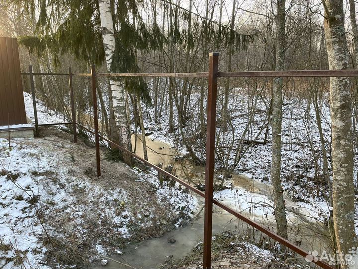 Столб для забора 60х60 1500х2000 винтовой d57