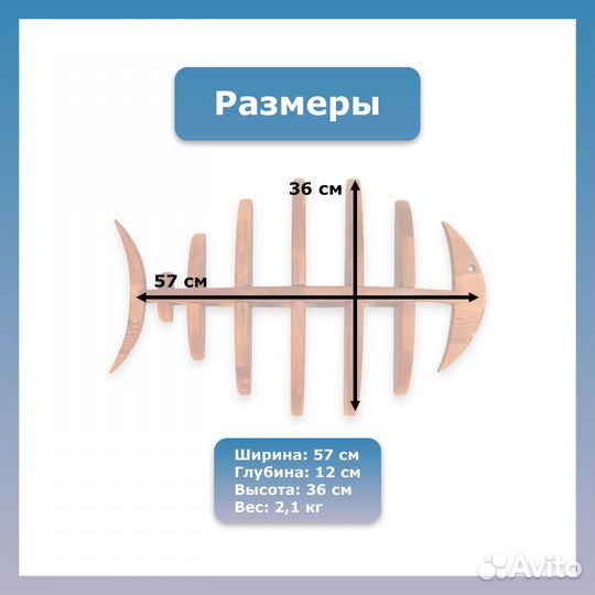 Полка настенная