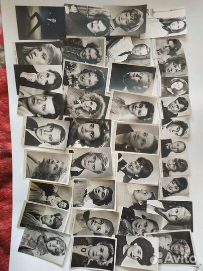 Фотокарточки советских актёров 372 где то штуки