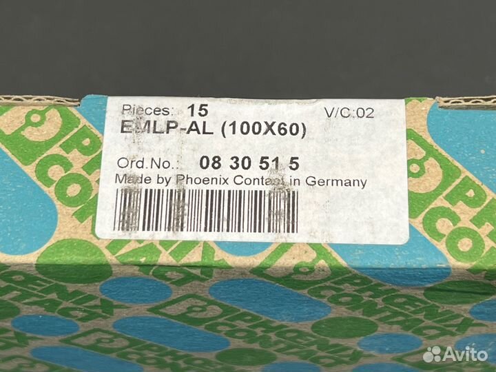 Phoenix contact 0830515 Маркер, новый, 345 шт