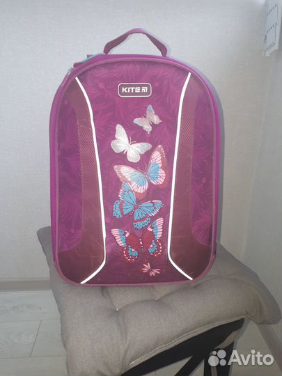 Портфель детский школьный каркасный для девочки