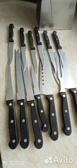 Набор кухонных ножей с подставкой Nickel PRO